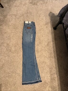 Wrangler Light Blue Flare Denim Jeans
